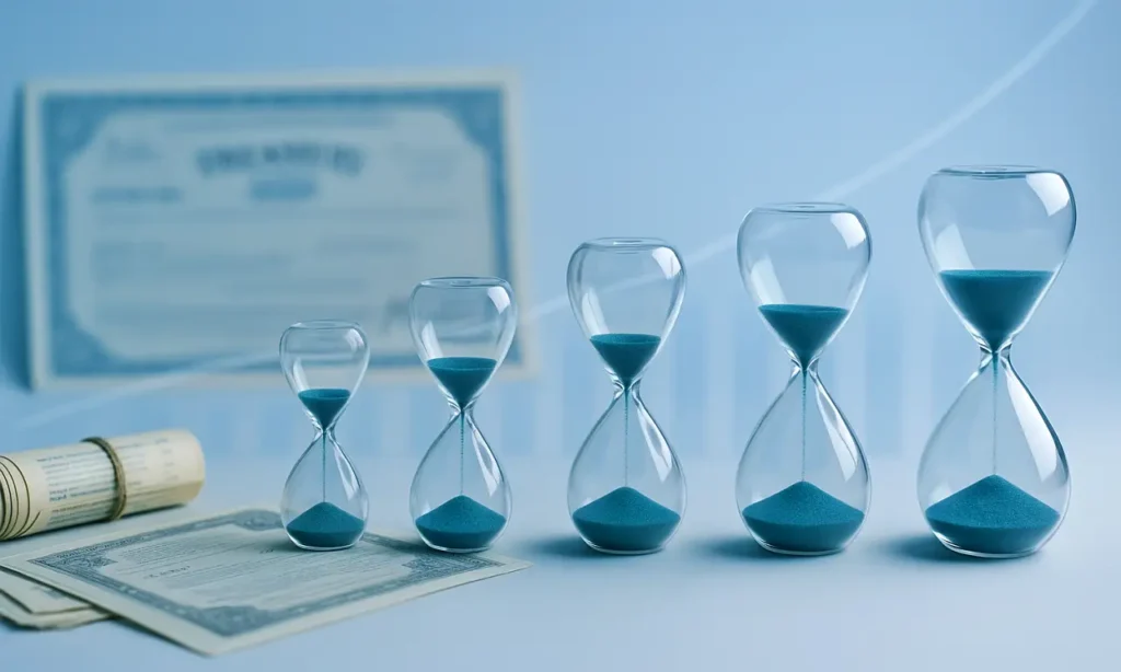 5つの砂時計と米国債