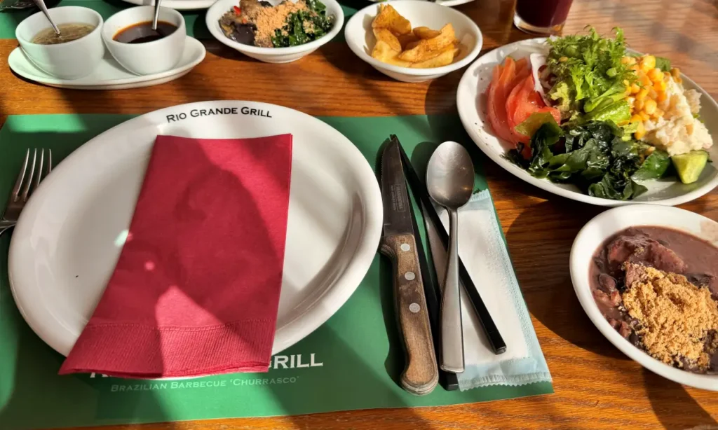 RIO GRANDE GRILLのテーブル